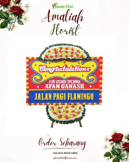 Sewa Papan Bunga Ngadem